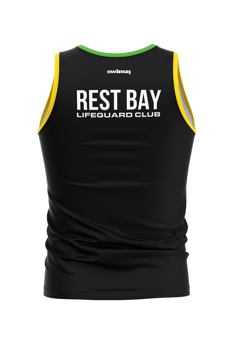 Rest Bay Lifeguards SC Adult Unisex Sports Vest - Black image 1