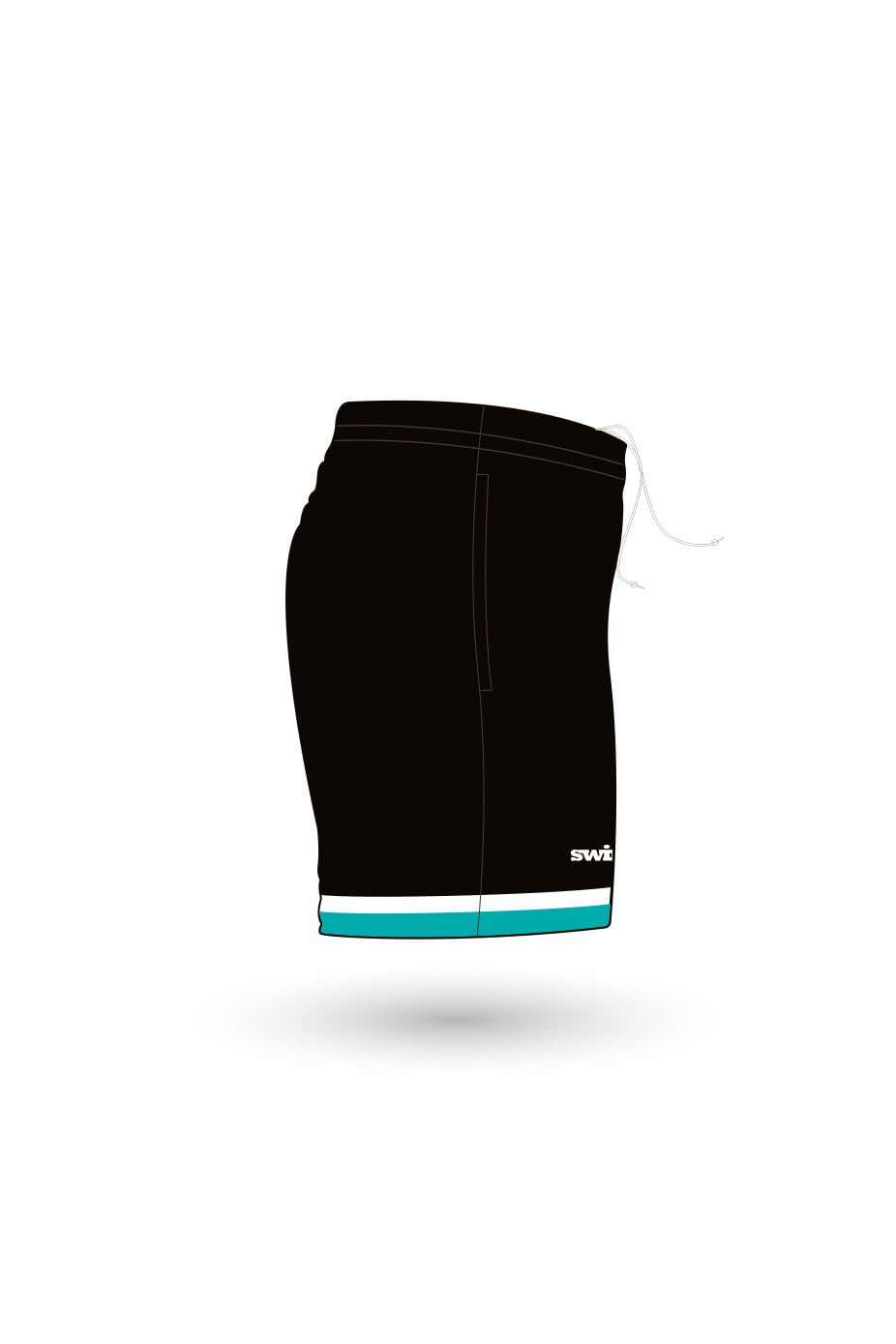 Edlington Stingrays ASC Adult Unisex Polyester Sport Shorts image 1