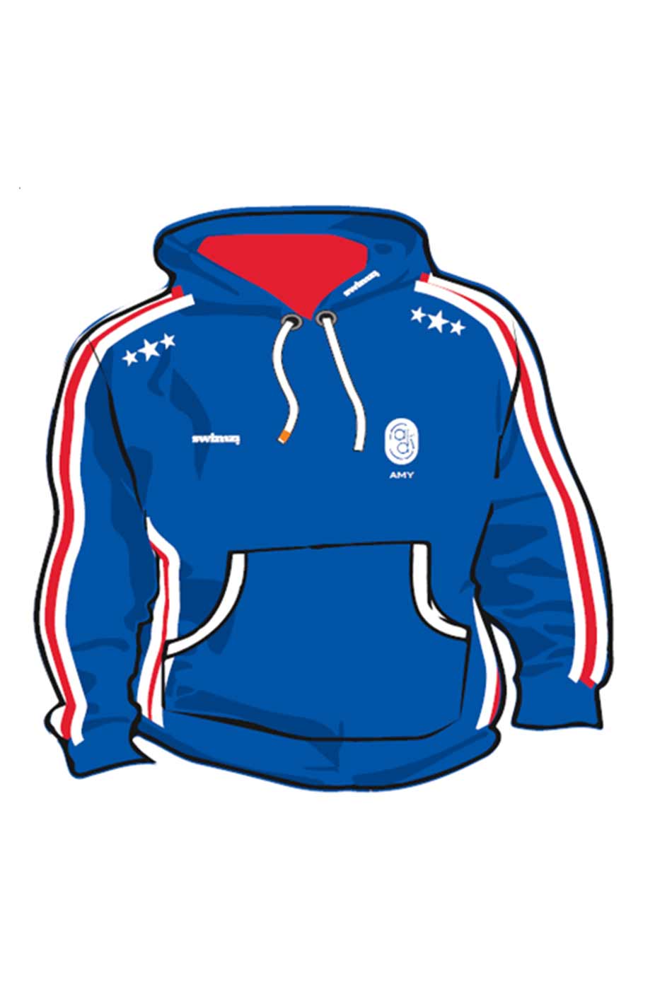 Rochford & District SC Adult Unisex Sweat Pullover Hoodie image 0