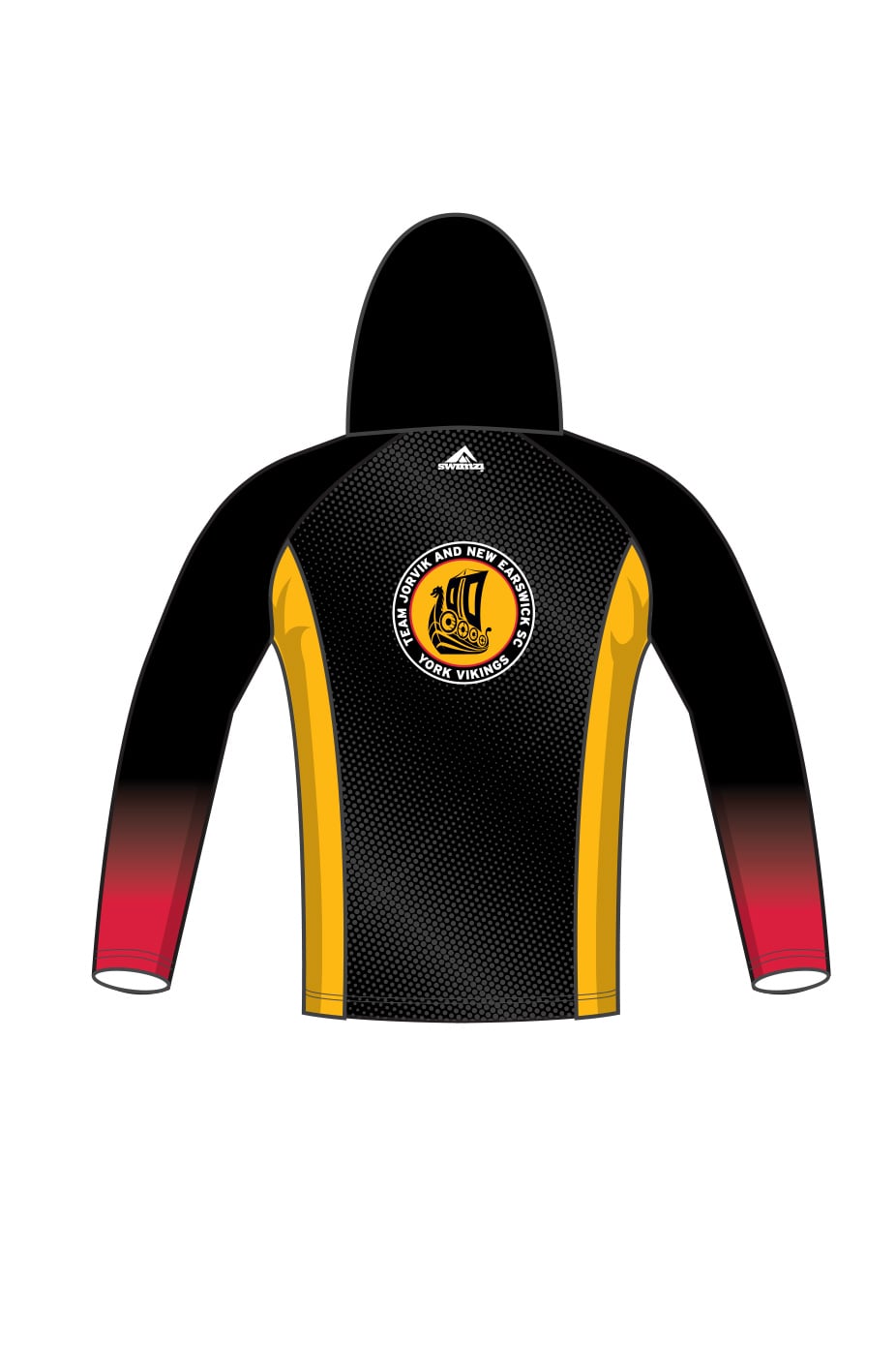 York Vikings Adult Unisex Zipped Performance Hoodie image 1