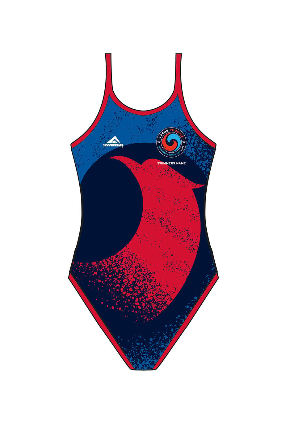 Leeds Phoenix Swimming & Lifesaving Club Adult Female Thinstrap Swimsuit image 0