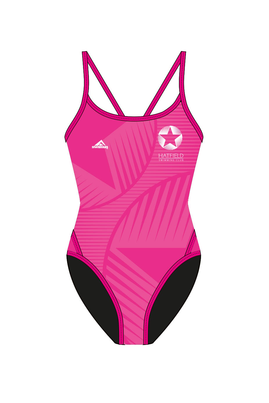 Hatfield SC Adult Female Thinstrap Swimsuit - Pink image 0