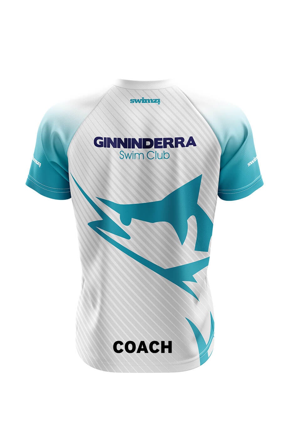 Ginninderra Swim Club Adult Unisex Polyester State Rep Shirt - V-Neck - Coach image 1