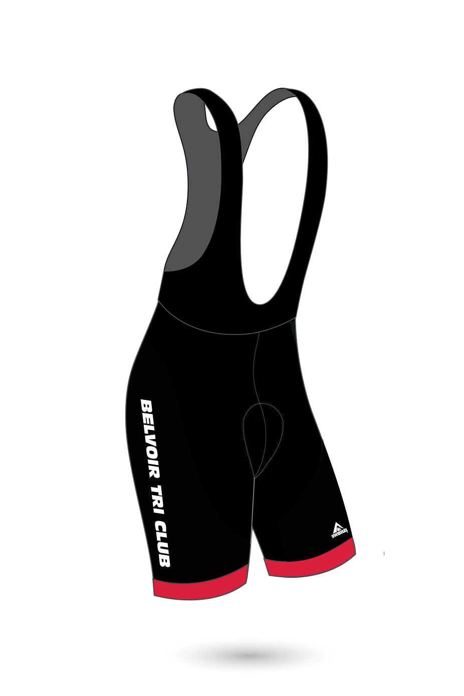 Belvoir Tri Club Adult Unisex Bib Shorts image 0