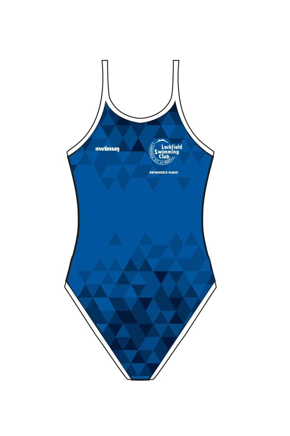 Larkfield Swimming Club Kids Female Thinstrap Swimsuit Option 2 image 0