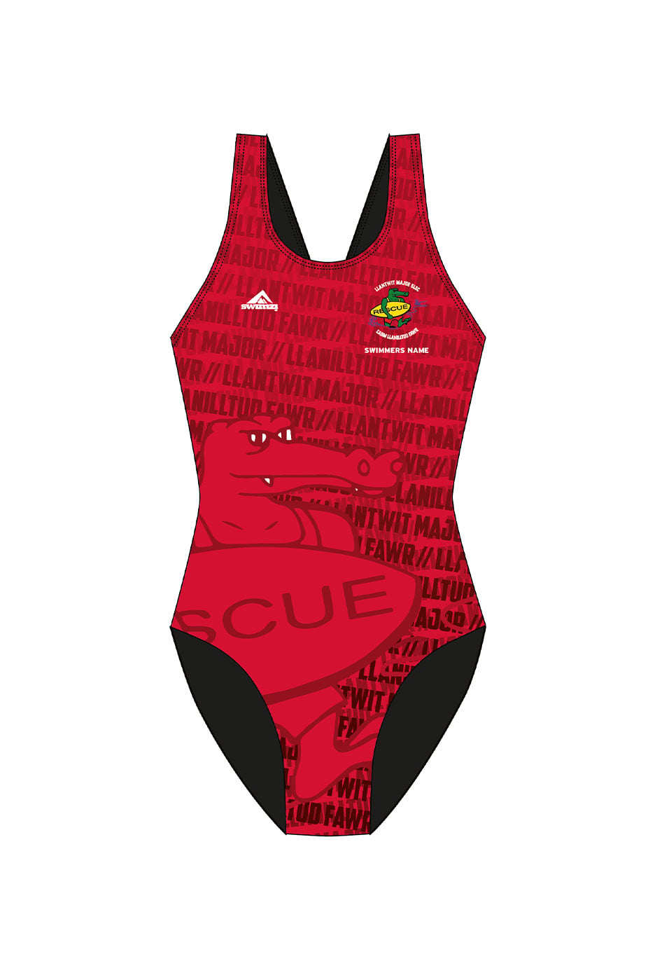 Llantwit Major SLSC Adult Female Broadstrap Swimsuit image 0