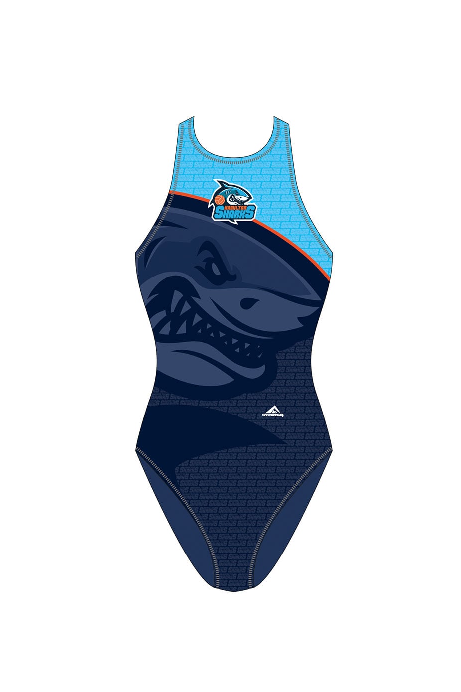 Hamilton Aquatics Kids Female Hamilton Sharks Waterpolo Suit image 0