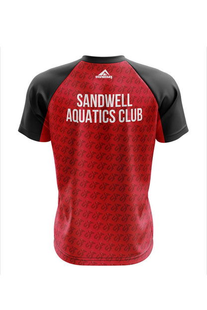 Sandwell Aquatics Club Adult Unisex Volunteers Shirt - V-Neck image 1