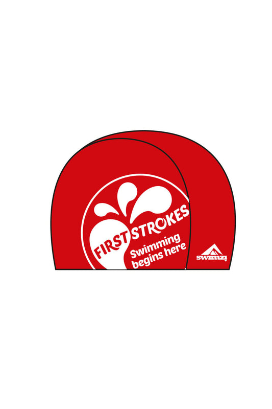 Unisex Junior Swim Cap - Cotton - Red image 0