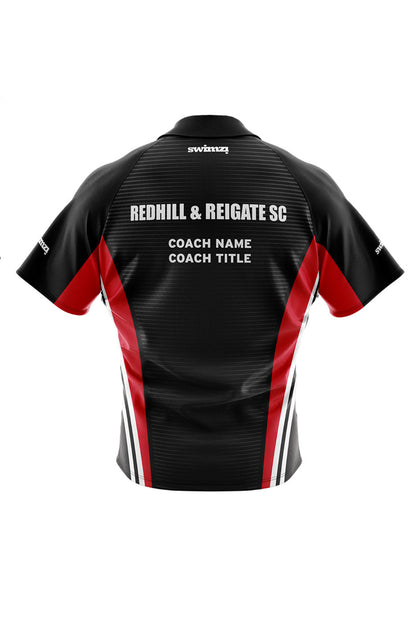 Redhill & Reigate SC Adult Unisex Polyester Coach Shirt - Polo Neck image 1