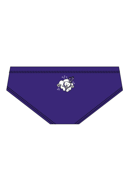 Polar Bear Challenge Adult Male Polar Bear 8cm Trunks - Purple image 1