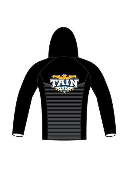 Tain SC Adult Unisex Zipped Performance Hoodie - Black image 1