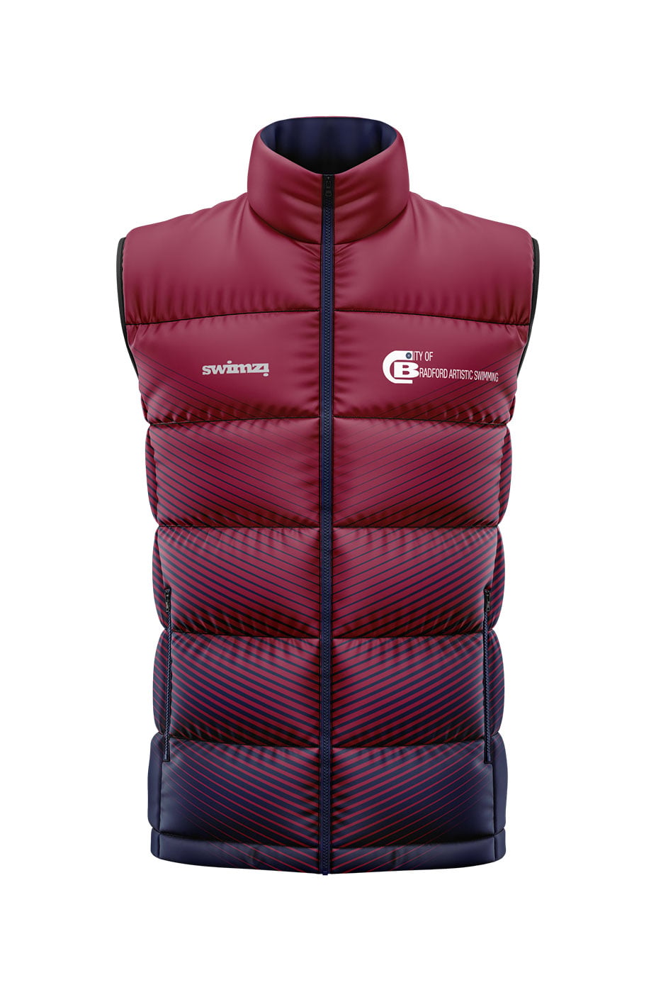 City of Bradford SC Adult Artistic Swimming Unisex Reversible Gilet image 0