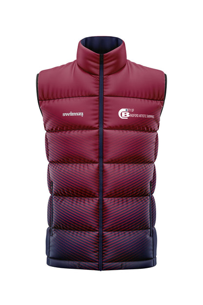 City of Bradford SC Adult Artistic Swimming Unisex Reversible Gilet image 0