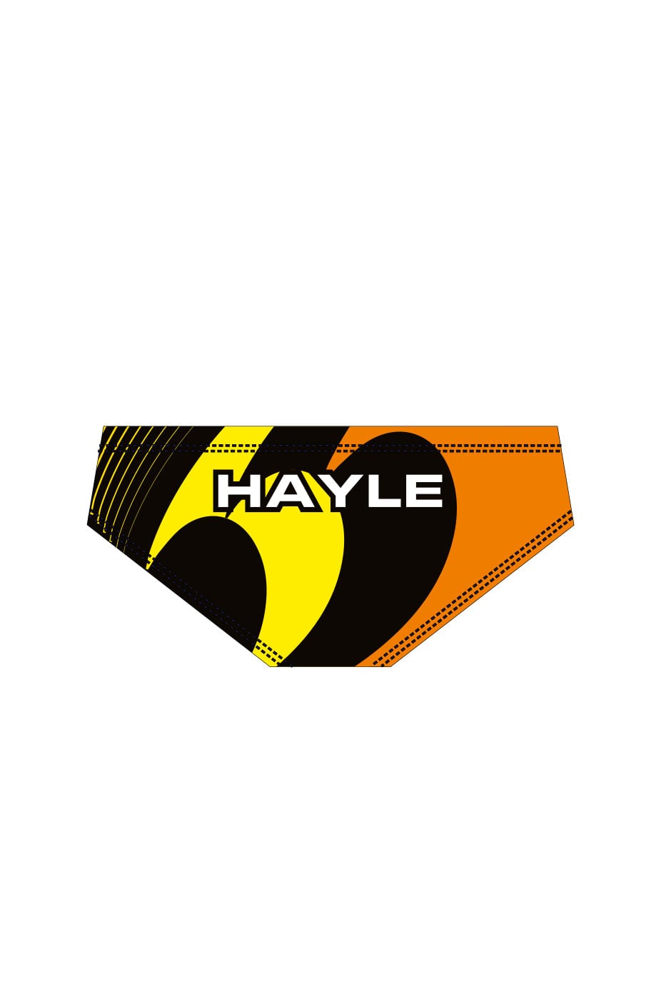 Hayle Surf Lifesaving Club Adult Male 8cm Slips image 1