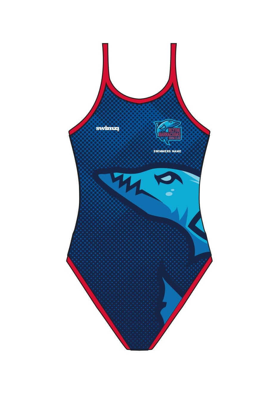 Blythe Barracudas SC Adult Thinstrap Swimsuit image 0