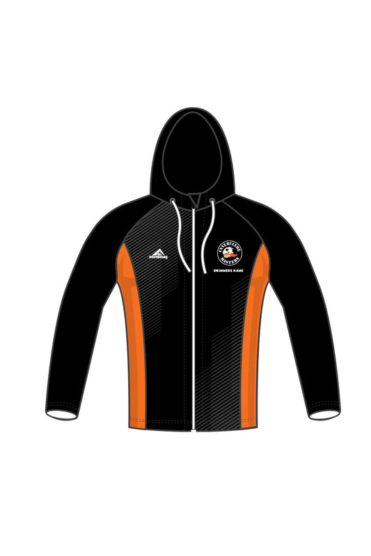 Inverclyde Masters SC Adult Unisex Zipped Performance Hoodie - Black image 0