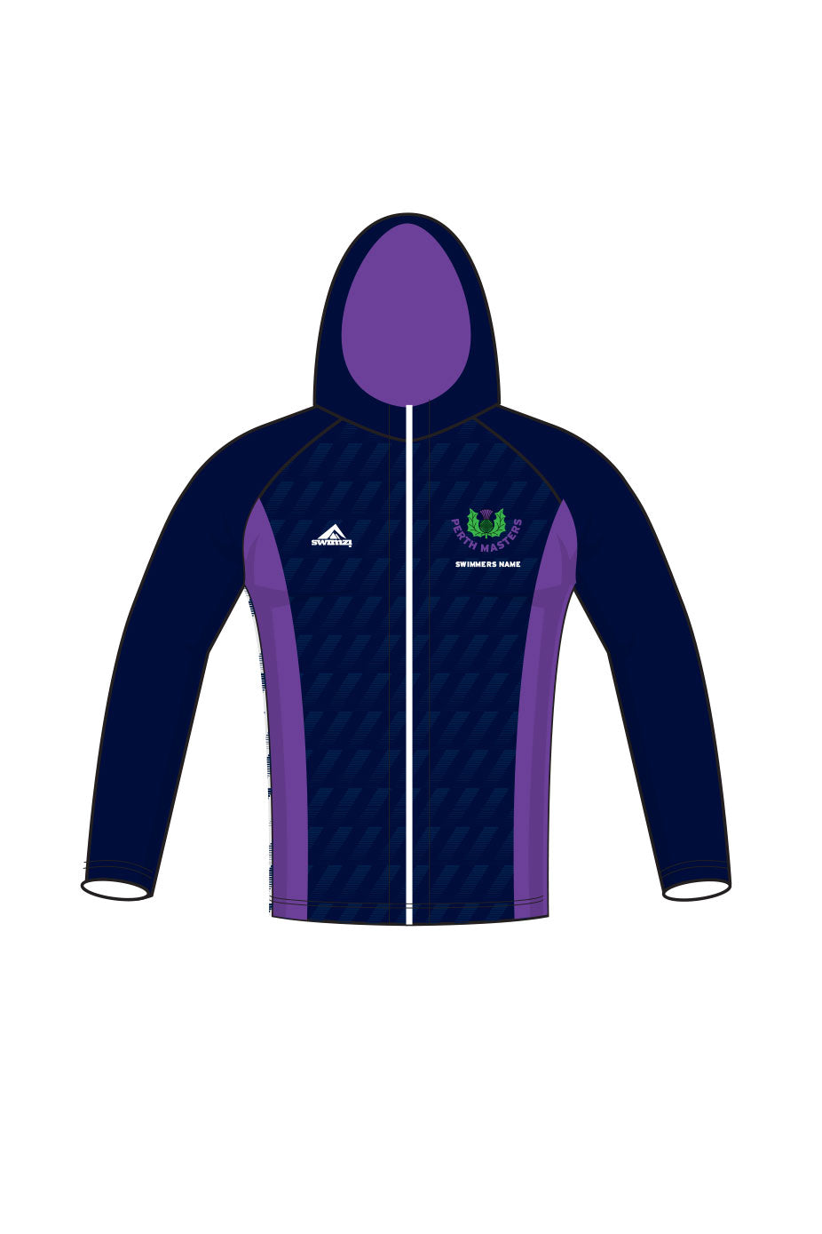 Perth Masters Kids Unisex Zipped Performance Hoodie image 0