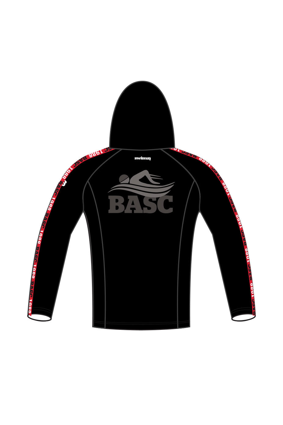 Banbridge Amateur Swimming Club Adult Unisex Zipped Performance Hoodie image 1