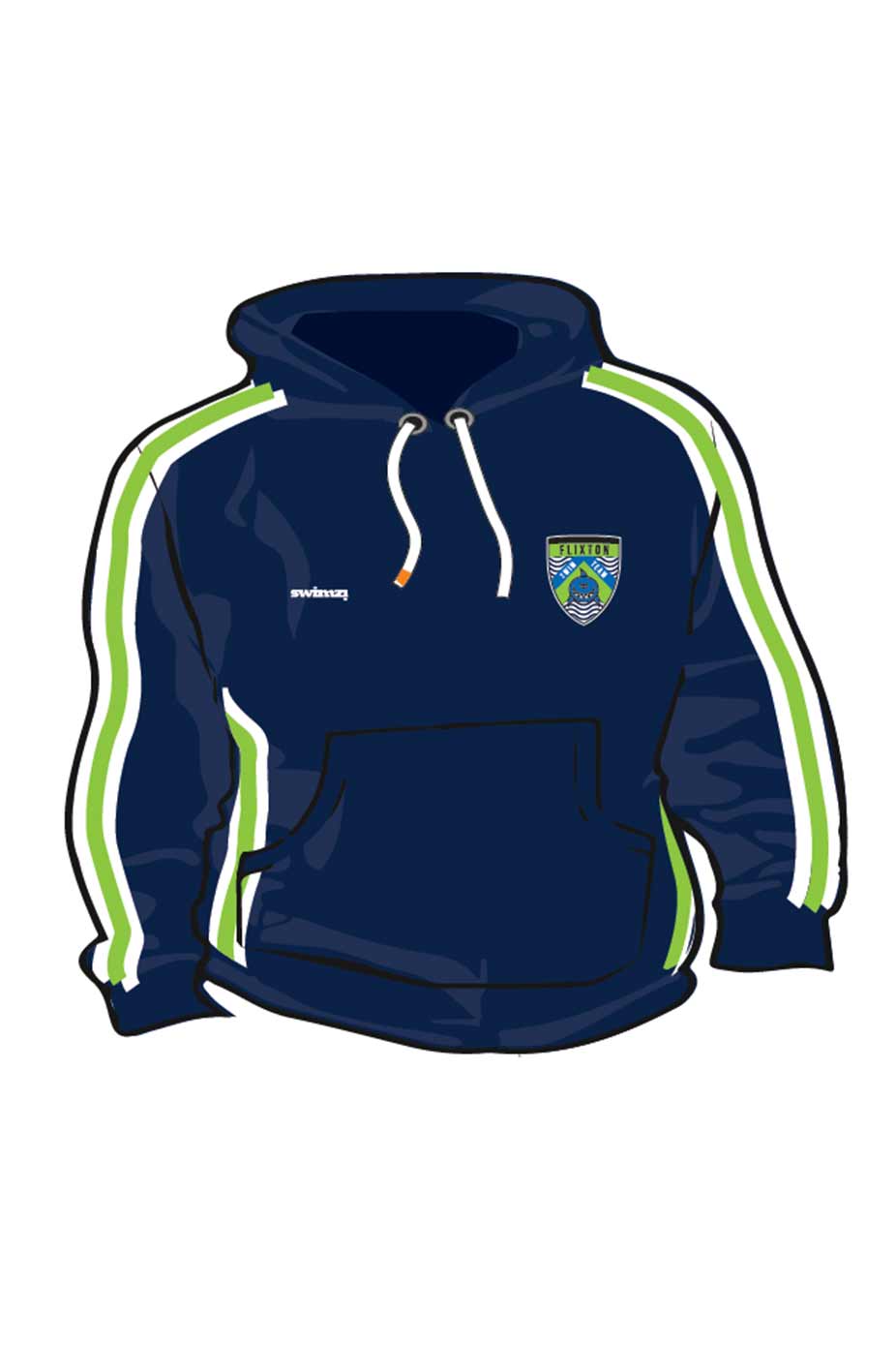 Flixton Swim Team Adult Unisex Sweat Pullover Hoodie image 0