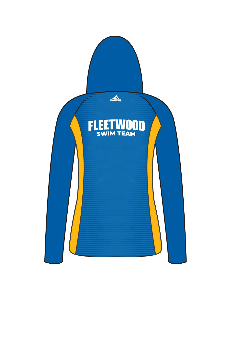 Fleetwood SC Adult Female Swim Team Zipped Performance Hoodie image 1
