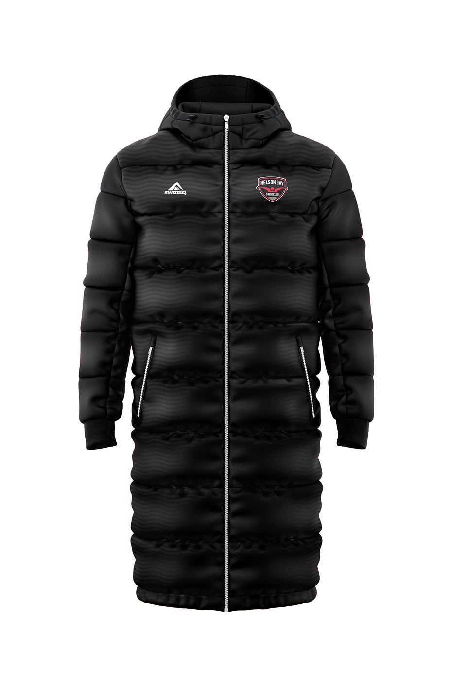 Nelson Bay Swim Club Adult Unisex Reversible Parka image 1