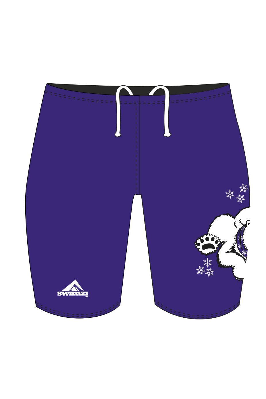 Polar Bear Challenge Adult Male Polar Bear Jammers - Purple image 0