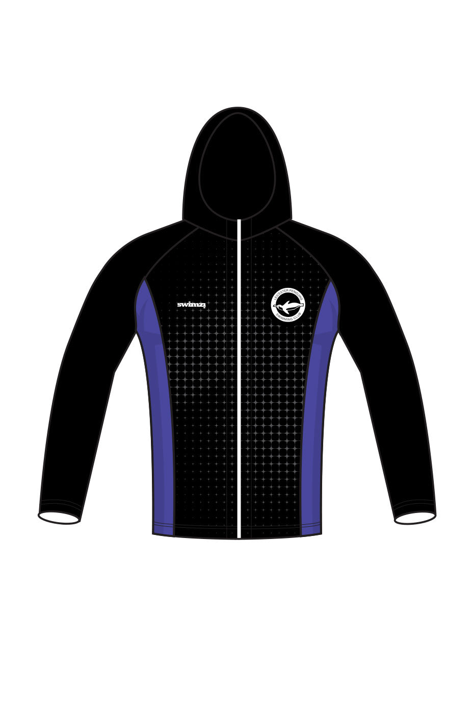 Leicester Penguins SC Kids Unisex Zipped Performance Hoodie image 0