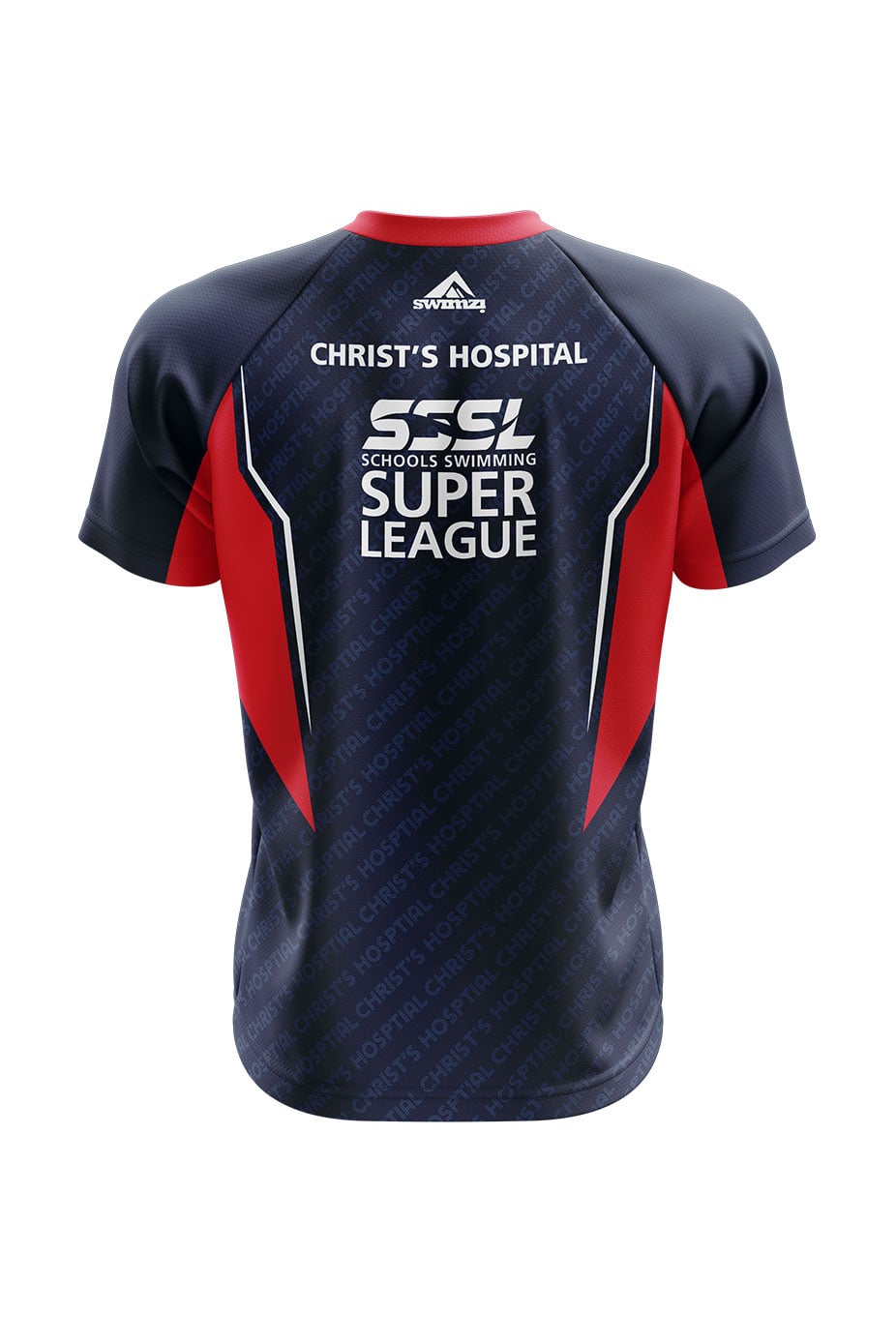 Schools Swimming Super League Adult Unisex Christ's Hospital Club Shirt - V-Neck image 1