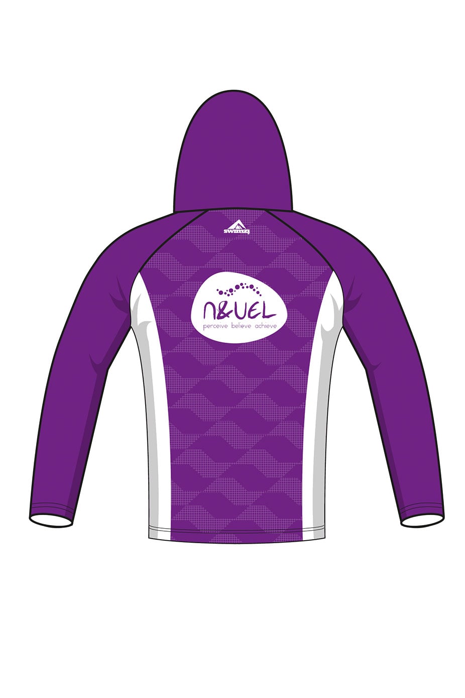 Newham & University of East London Swimming Club Adult Unisex Zipped Performance Hoodie image 1