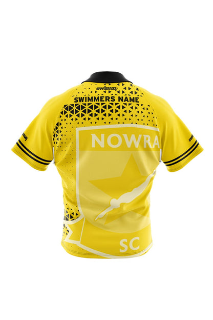 Nowra Swimming Club Adult Unisex Polyester Club Shirt - Polo Neck image 1