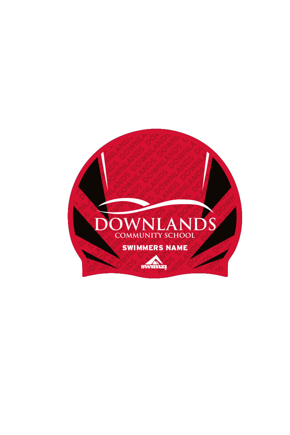 Unisex Downlands Swim Cap - Silicone Suede image 0