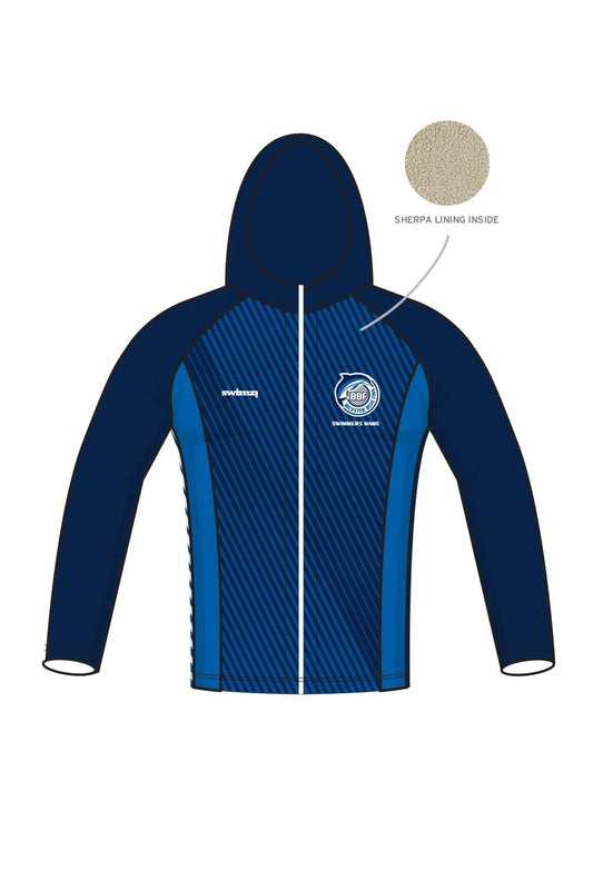 Bicester Blue Fins SC Adult Unisex Winter Zipped Performance Hoodie image 0