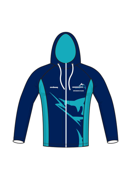 Ginninderra Swim Club Kids Unisex Zipped Performance Hoodie image 0