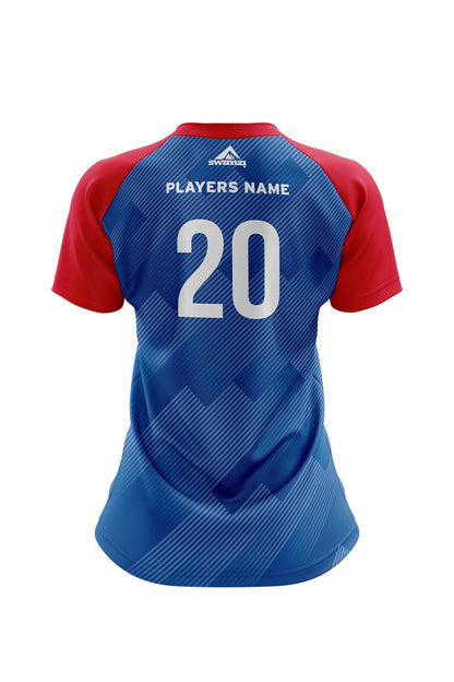 American International School of Jeddah Adult Female Volleyball Away Club Shirt - V-Neck image 1