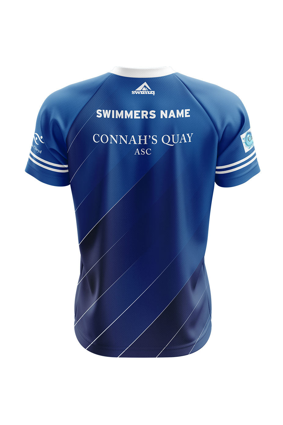 Connahs Quay Swimming Club Adult Unisex Club Shirt - V-Neck image 1