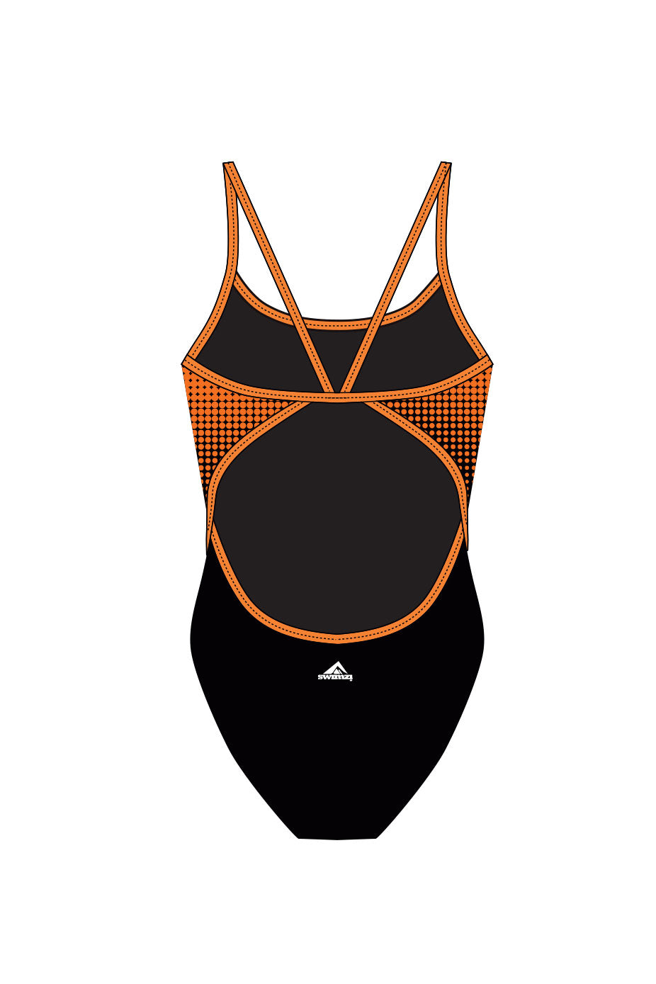 Inverclyde Masters SC Adult Female Thinstrap Swimsuit image 1