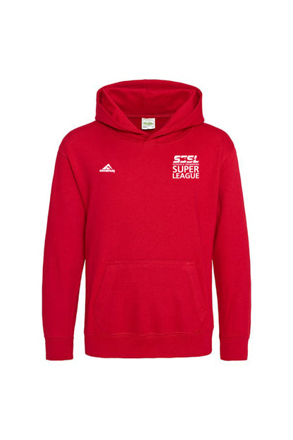 Schools Swimming Super League Adult Unisex SSSL Cotton Pullover Hoodie - Red image 0