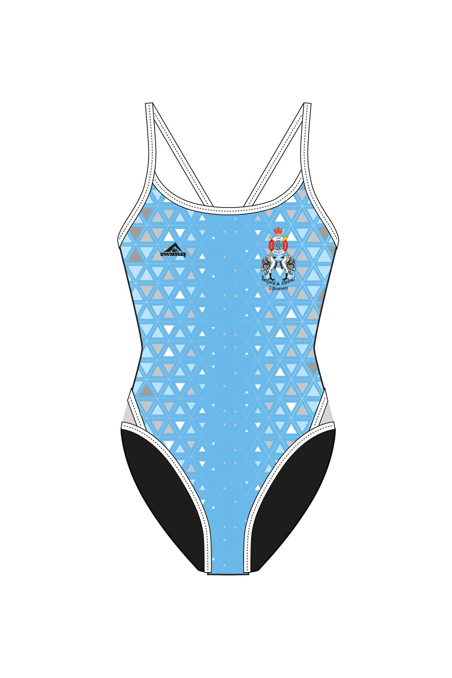 Retford & District Lifesavers Adult Female Thinstrap Swimsuit image 2