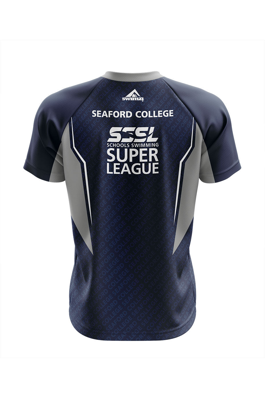 Schools Swimming Super League Adult Unisex Seaford College Club Shirt - V-Neck image 1