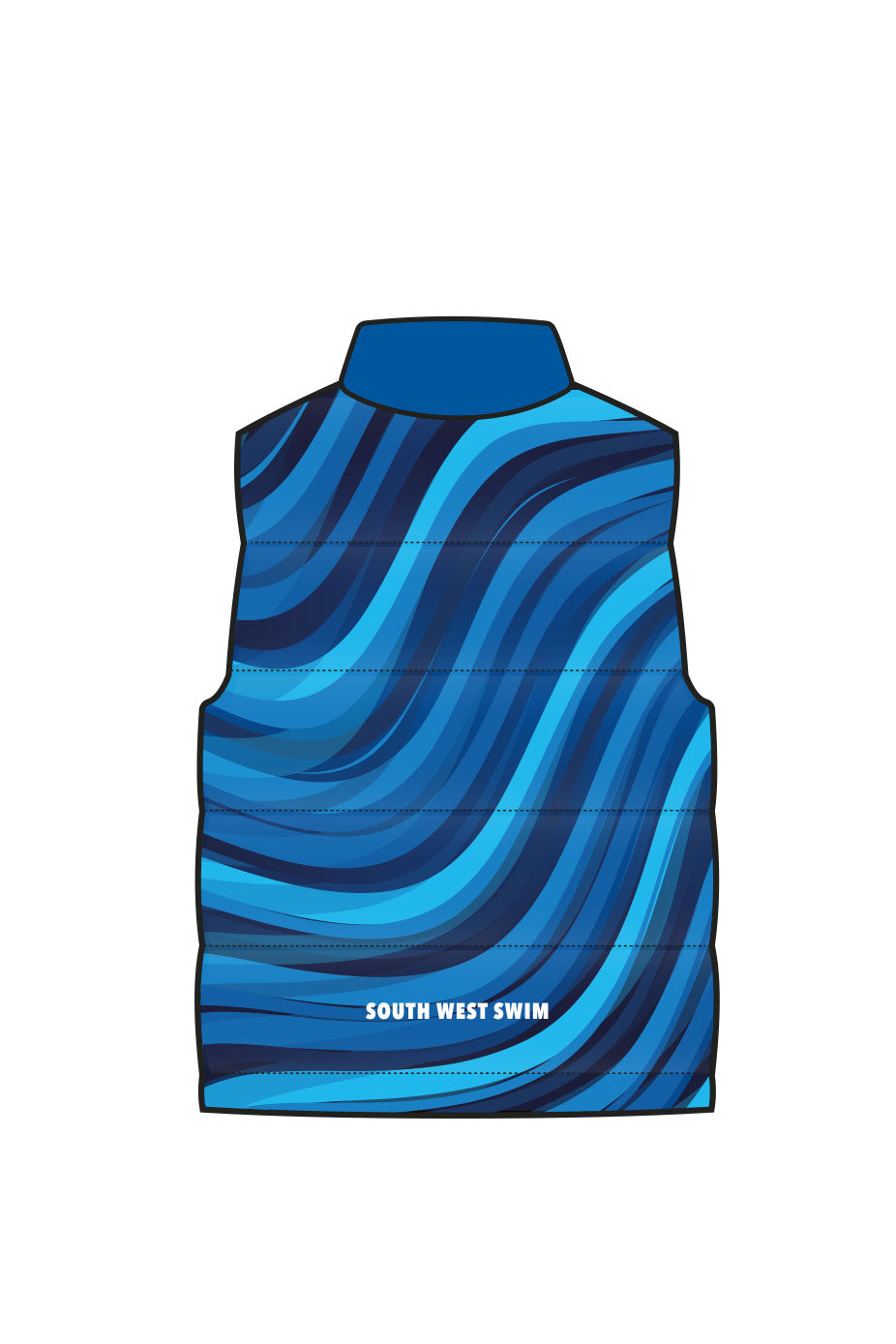 South West Swim Adult Unisex Reversible Gilet image 1