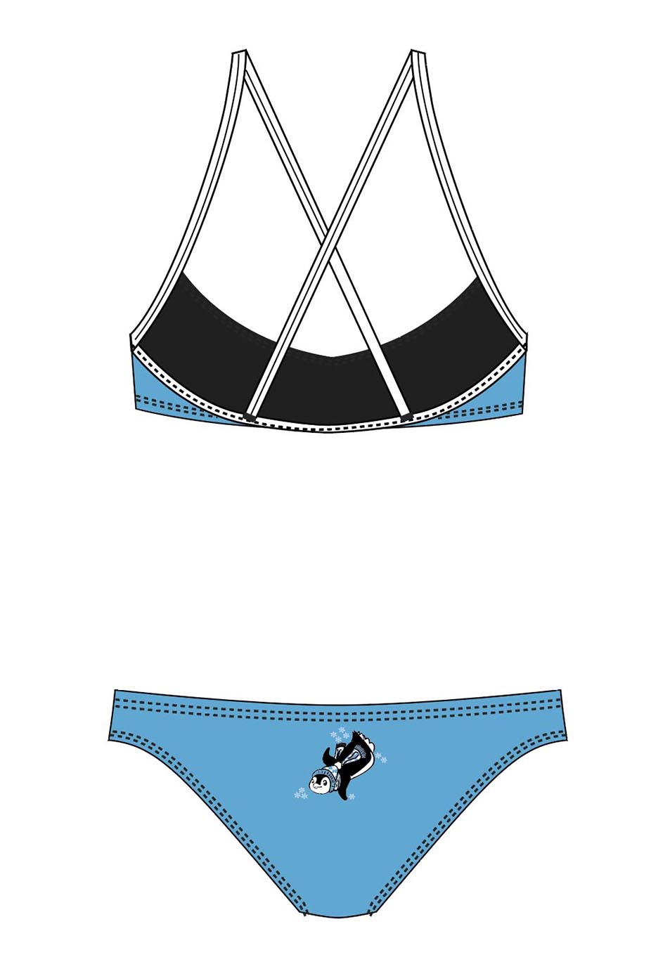 Polar Bear Challenge Adult Female Penguin Bikini image 1