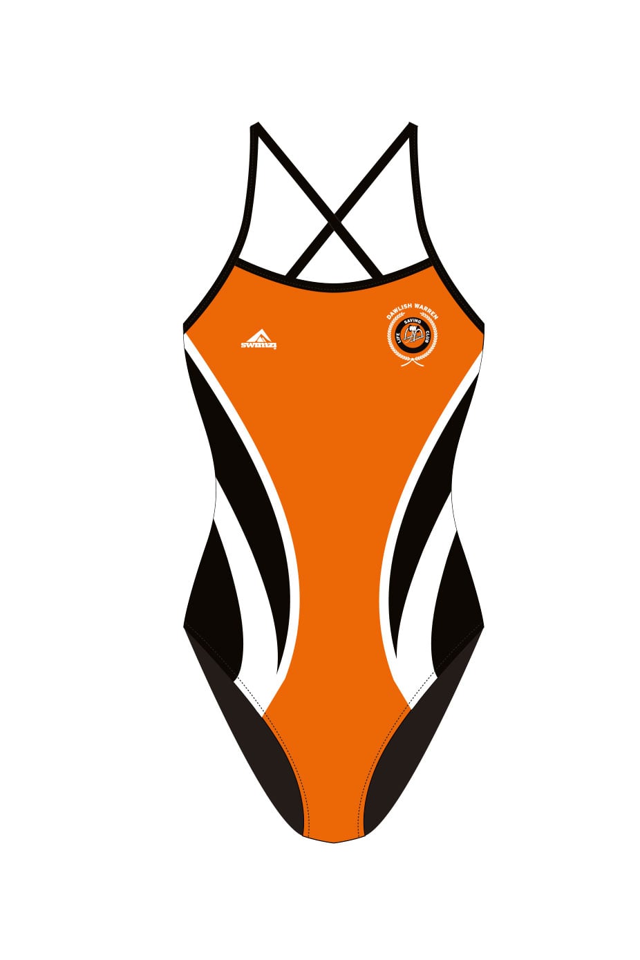 Dawlish Warren LSC Adult Female Tie Back Swimsuit image 0