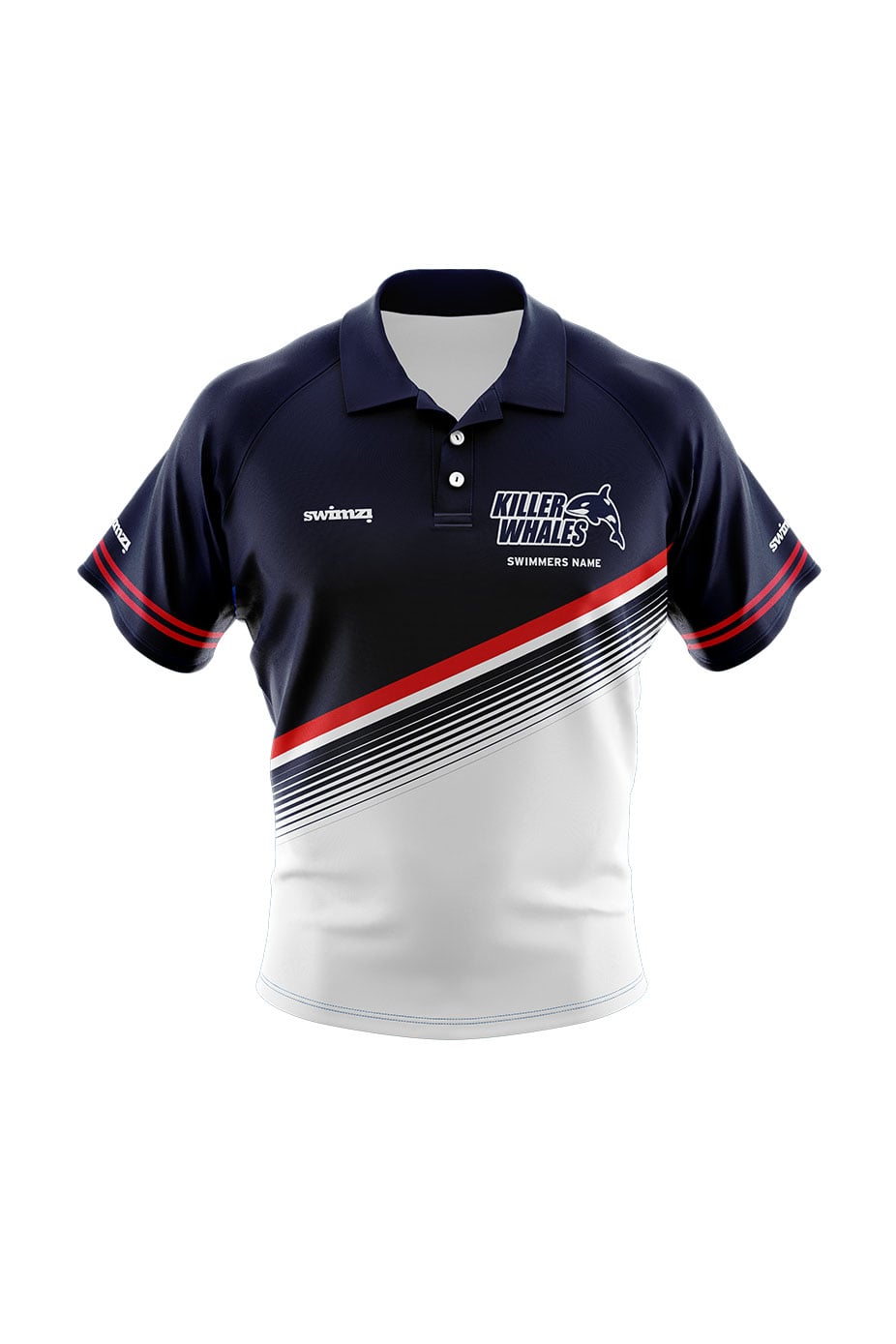 Killerwhales SC Adult Unisex Coach Shirt - Polo Neck image 0