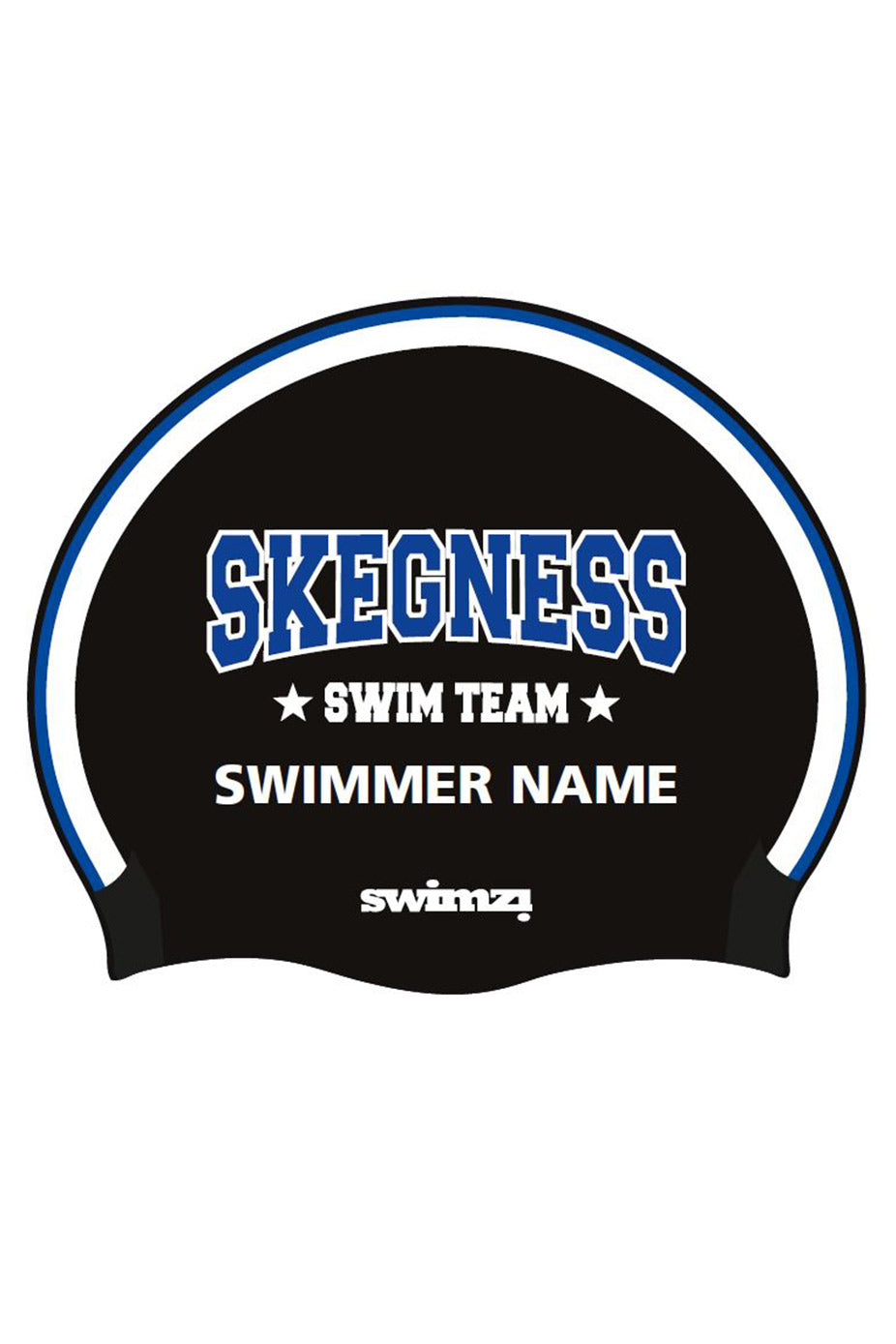 Unisex Club Swim Cap - Silicone Suede image 0
