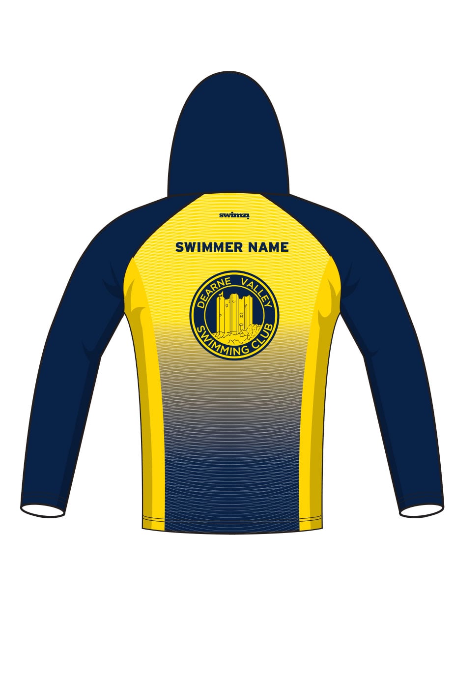 Dearne Valley SC Adult Unisex Zipped Performance Hoodie image 1