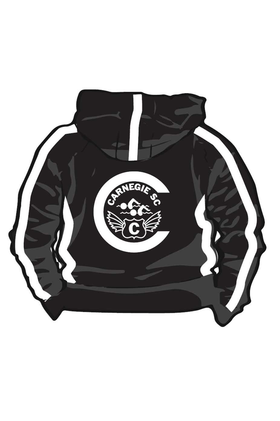 Carnegie SC Adult Unisex Sweat Zipped Hoodie image 1