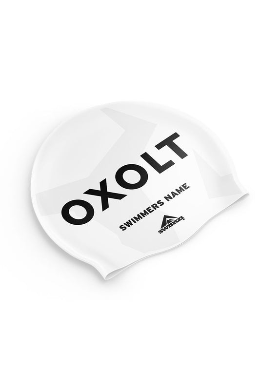 Unisex Club Swim Cap - Silicone Suede - White image 0