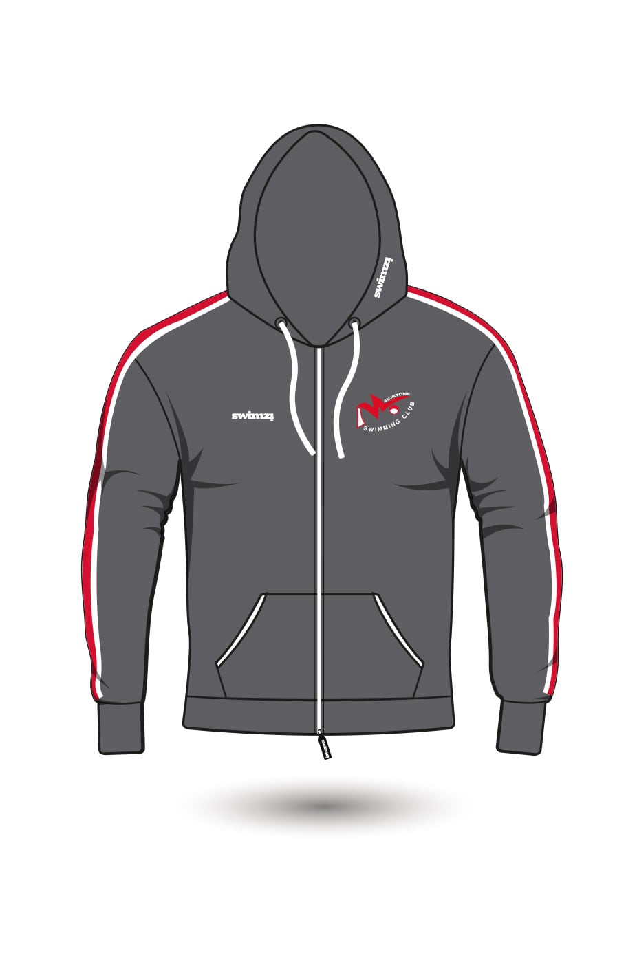 Maidstone SC Adult Unisex Sweat Zipped Hoodie image 0