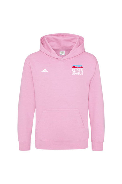 Schools Swimming Super League Adult Unisex SSSL Cotton Pullover Hoodie - Baby Pink image 0